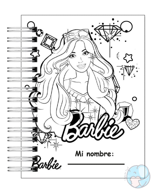 Libro para colorear Barbie - Elefante Azull