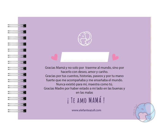 Ábum Recuerdos Inolvidables con Mamá - Elefante Azull