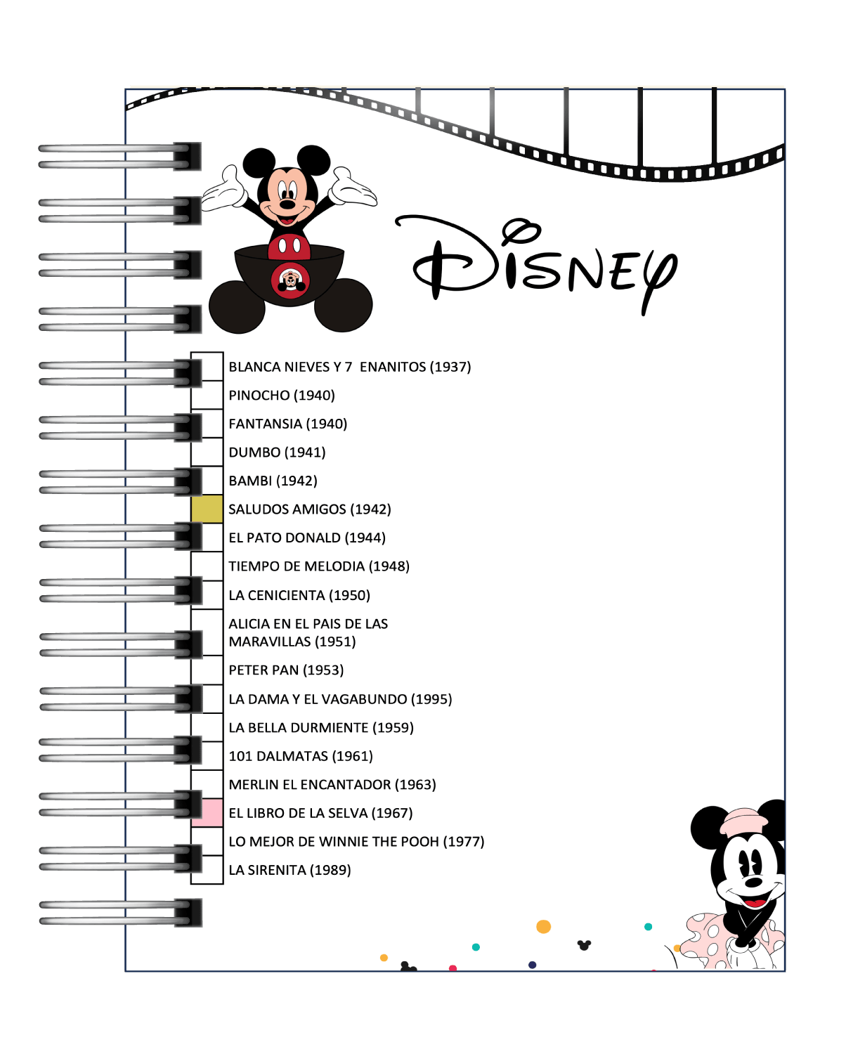Agenda 100 años Disney 2024 - Elefante Azull