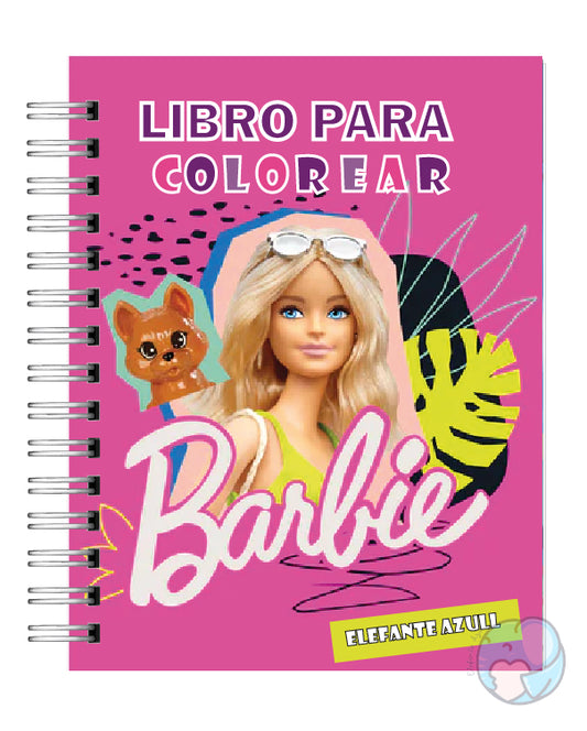 Libro para colorear Barbie - Elefante Azull